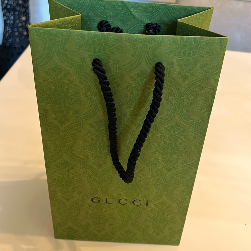 Green Gucci Shopping bag